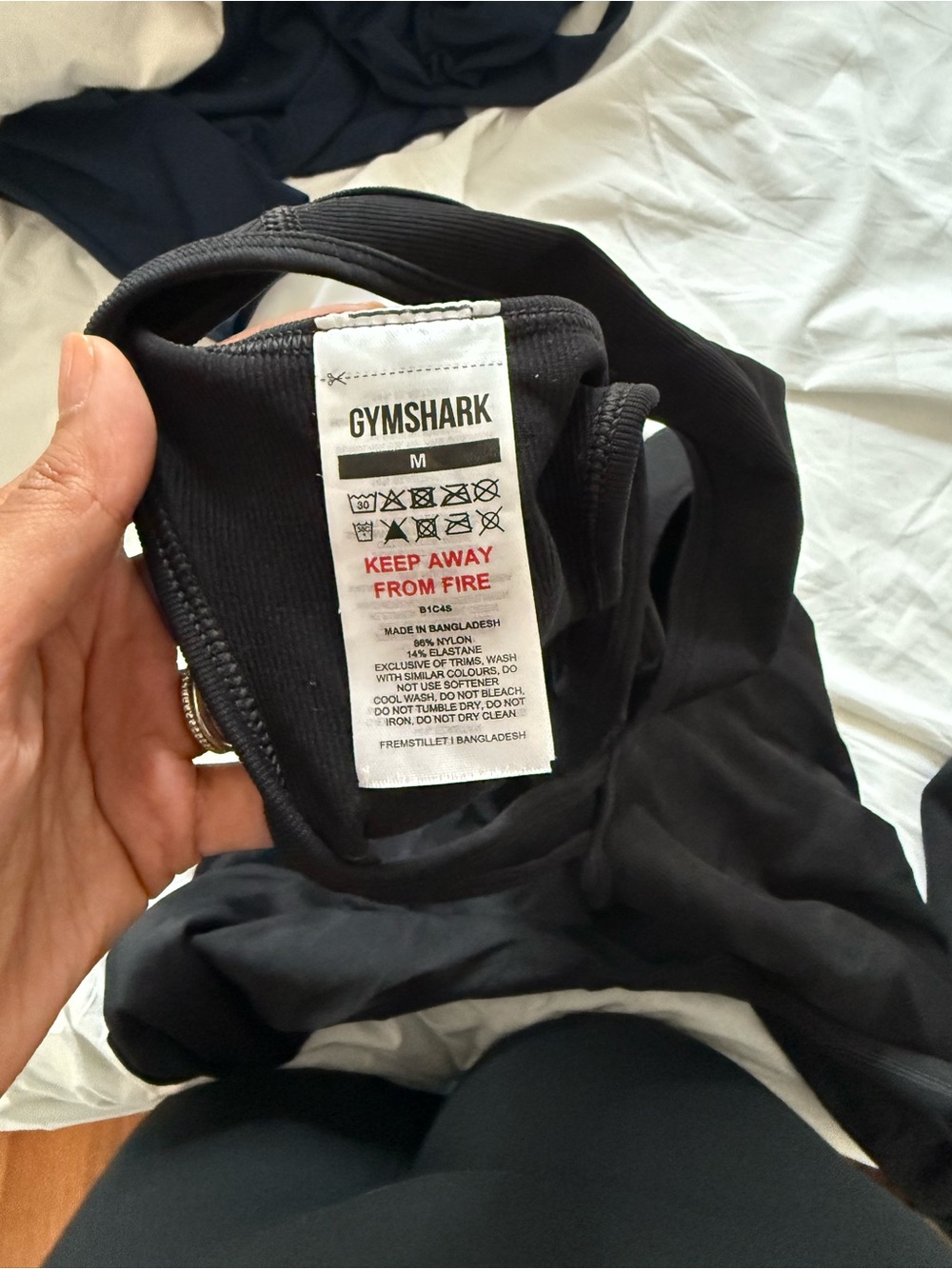 Gymshark black EVERYDAY SEAMLESS ALL IN ONE unitard/ bodysuit - Picture 6 of 6